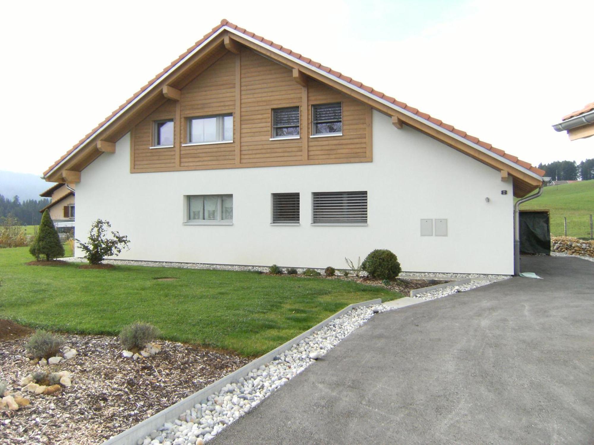 Appartement De Vacances Niederer La Côte-aux-Fées Buitenkant foto